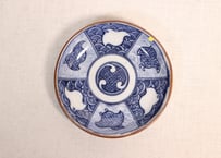 明治後期～大正銅判千鳥図小皿②小ニュウ