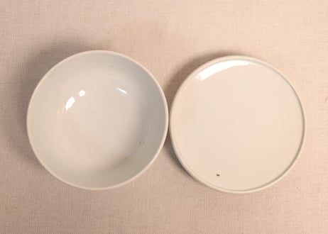 明治後期～大正銅判布袋様と唐子図蒸茶碗①