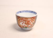 明治前期色絵菊と鳳凰図向付