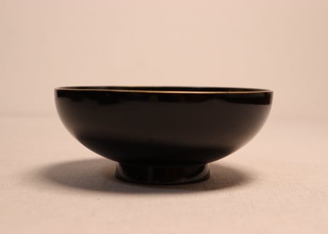 総黒蒔絵紅葉と笛図吸物椀②
