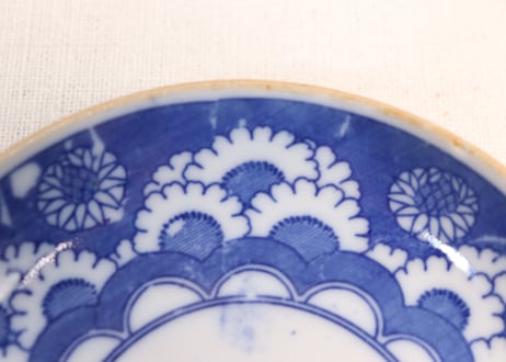 明治後期~大正銅判花散らし図小皿①