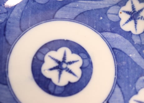 明治後期~大正銅判花図小皿