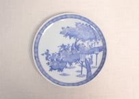 明治後期~大正銅判夜桜花見図6寸皿①