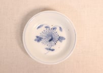 江戸幕末染付菊図小皿②窯傷