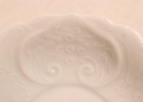 明治後期~大正陽刻銅判麒麟図小皿