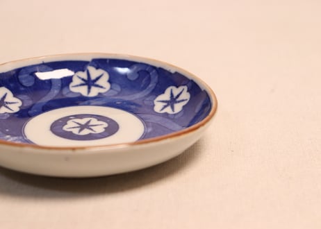 明治後期~大正銅判花図小皿