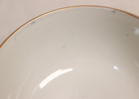 明治前期色絵龍と鳳凰図通り物蒸茶碗