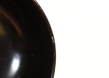 総黒蒔絵牡丹図菓子椀①
