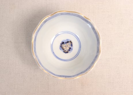 明治前期色絵菊と鳳凰図向付