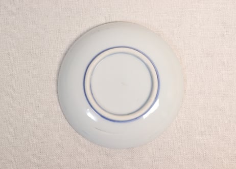 明治後期～大正銅判菊葉図小皿