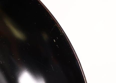 総黒蒔絵牡丹図菓子椀①