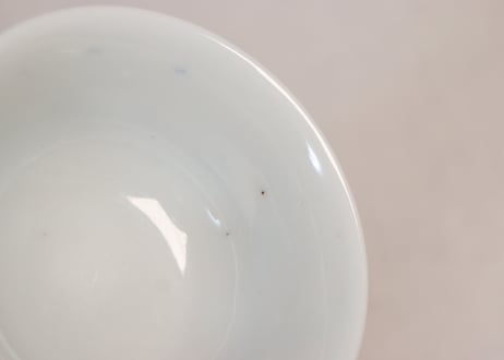 明治前期染付剣先図湯呑