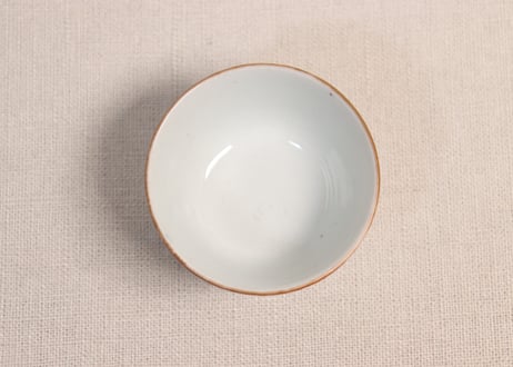 明治前期色絵屋敷と花図煎茶碗　5客組