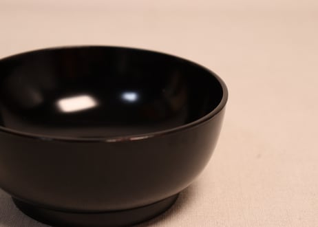 総黒蒔絵牡丹図菓子椀②小傷