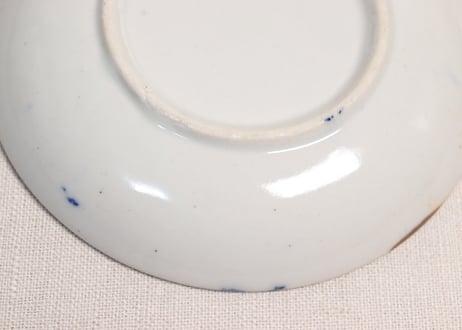 明治後期～大正銅判菊図5寸皿