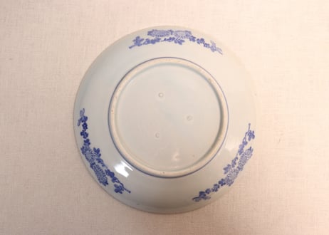 明治後期～大正銅判花鳥図7寸皿③柄違い