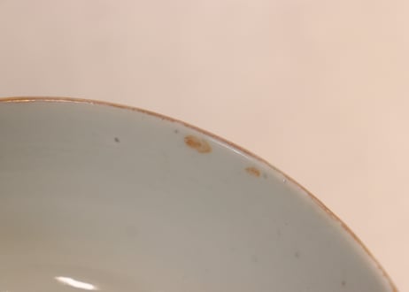 明治前期色絵松竹梅図蒸茶碗