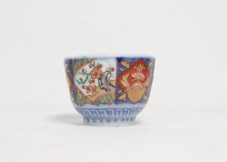 明治前期色絵松竹梅図小向付