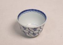江戸幕末染付なずな文図向付①
