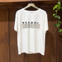 TRANOI.  トラノイTee (ホワイト×シルバー)
