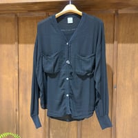 flamingofirm   シアーシャツカーディガン