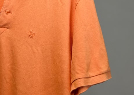 hermes orange polo shirt