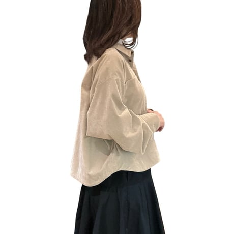 コーデュロイ　シャツジャケット