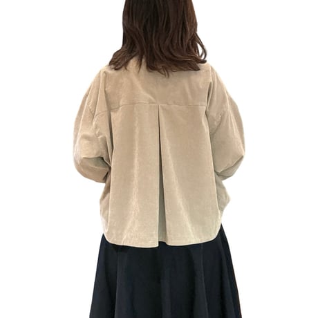 コーデュロイ　シャツジャケット