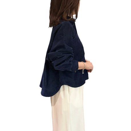コーデュロイ　シャツジャケット