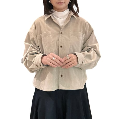 コーデュロイ　シャツジャケット