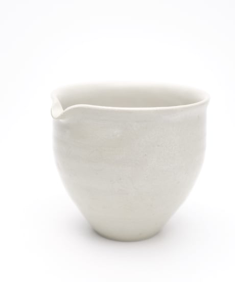 斎藤有希子 白釉牡丹唐草茶海 3