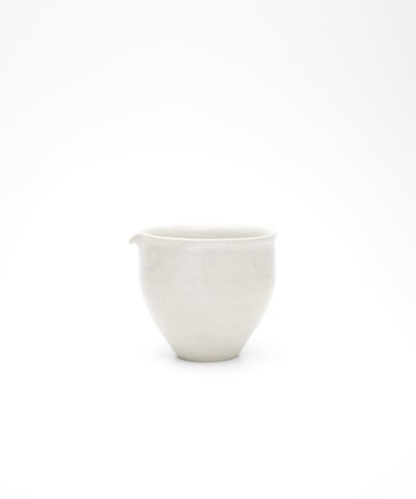 斎藤有希子 白釉牡丹唐草茶海 3