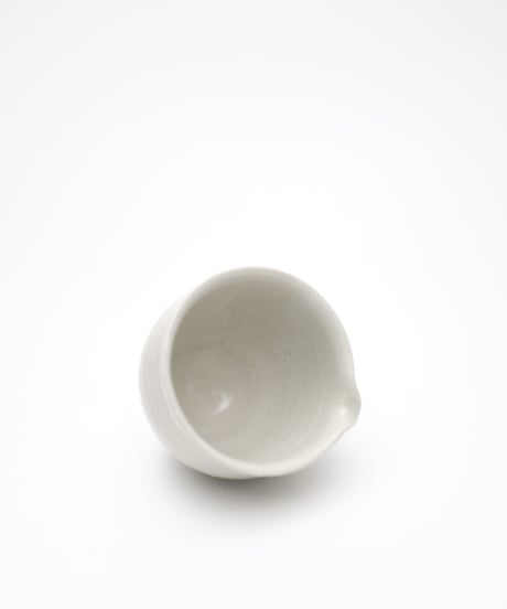 斎藤有希子 白釉牡丹唐草茶海 3