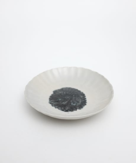 古染付菊紋皿5枚組【自在屋 夏の小さな即売会出品】
