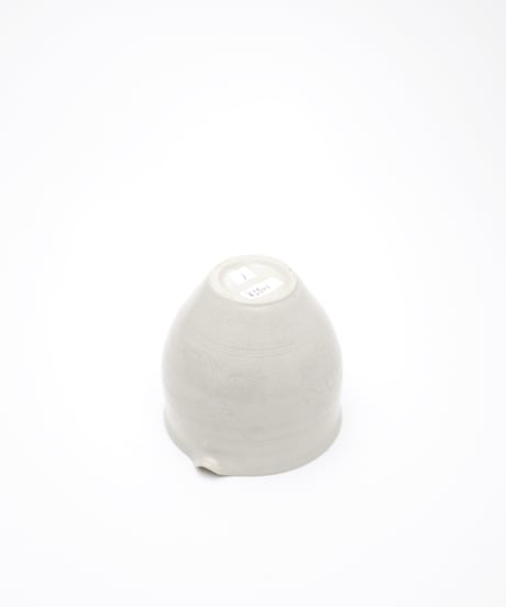 斎藤有希子 白釉牡丹唐草茶海 3