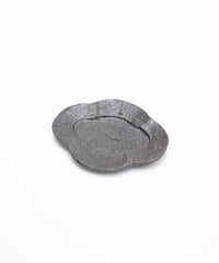 斎藤有希子　黒土木瓜茶托1客