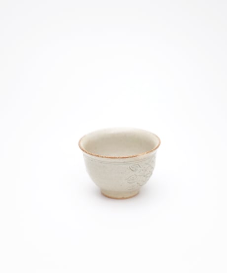 斎藤有希子　御本手牡丹茶杯