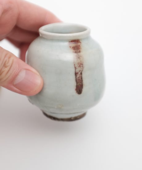 李朝辰砂茶入【自在屋 夏の小さな即売会出品】
