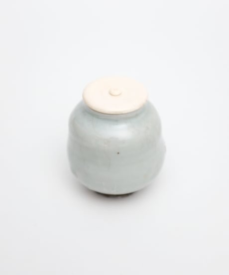 李朝辰砂茶入【自在屋 夏の小さな即売会出品】