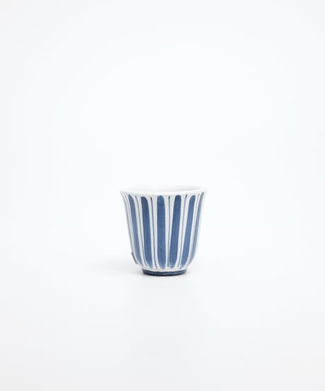 イギリス 麦藁盃 青 【自在屋 夏の小さな即売会出品】