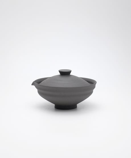 斎藤有希子 黒泥焼締絞り出し 3