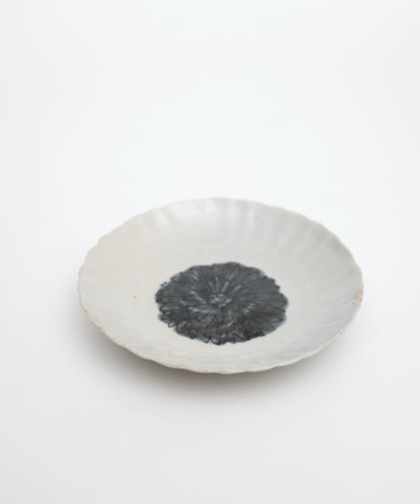 古染付菊紋皿5枚組【自在屋 夏の小さな即売会出品】