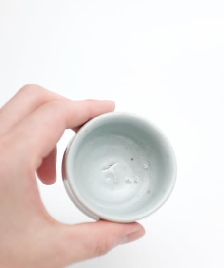 李朝堅手盃(半塩筍) 李朝末期【自在屋 夏の小さな即売会出品】