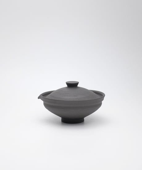 斎藤有希子 黒泥焼締絞り出し 2