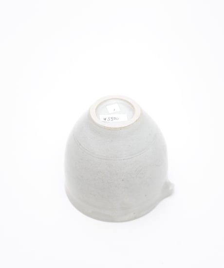 斎藤有希子 白釉牡丹唐草茶海 1