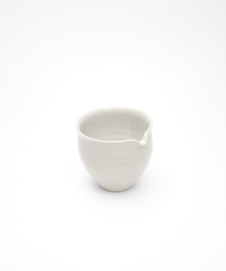 斎藤有希子 白釉牡丹唐草茶海 3