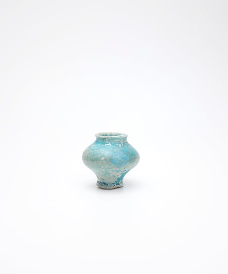 緑釉小壺 グルガン出土 12世紀  江上波夫箱