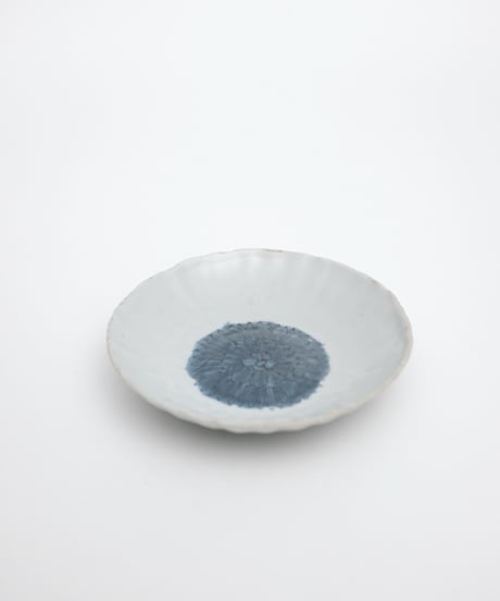 古染付菊紋皿5枚組【自在屋 夏の小さな即売会出品】