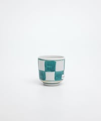 白洲正子旧蔵 市松猪口【自在屋 夏の小さな即売会出品】