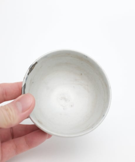 くらわんか　井戸桁に菊紋、桐の葉碗【自在屋 夏の小さな即売会出品】